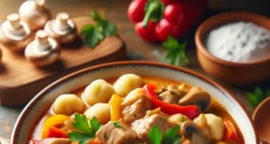 Bakonyi sertésragu receptje