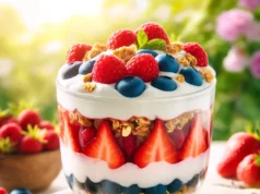 Nyári gyümölcsös joghurtparfé