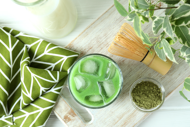 matcha latte and accessories for making on white w 2025 03 26 12 08 33 utc