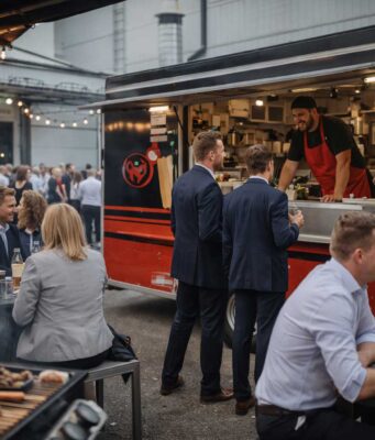 Food truck catering céges rendezvényre – trend vagy valódi megoldás? Trend vagy praktikus megoldás? Megmutatjuk, mikor működik jól a food truck catering céges rendezvényeken.