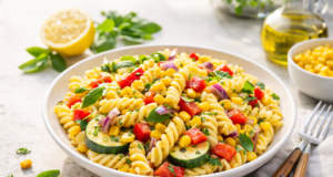 Friss kukoricás tésztasaláta – a tavaszi és kora nyári időszak kedvence