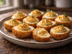 Ropogós töltött tojás air fryerben – amikor a klasszikus vendégváró új szintre lép