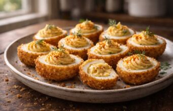 Ropogós töltött tojás air fryerben – amikor a klasszikus vendégváró új szintre lép