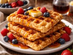 Kovászos gofri – a ropogós reggeli, amitől minden hétvége különleges lesz Kovászos gofri egyszerűen. Ropogós sourdough waffles recept, amellyel a kovászmaradékból különleges reggeli készül.