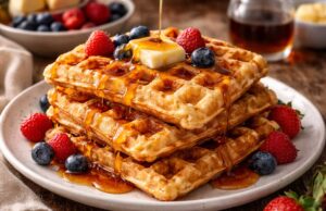 Kovászos gofri – a ropogós reggeli, amitől minden hétvége különleges lesz Kovászos gofri egyszerűen. Ropogós sourdough waffles recept, amellyel a kovászmaradékból különleges reggeli készül.