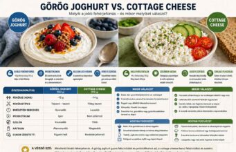 Görög joghurt vagy cottage cheese? Melyik tartalmaz több fehérjét – és melyiket mikor érdemes választani? görög joghurt vagy cottage cheese fehérje