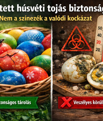 Festett húsvéti tojás biztonság: nem a színezék a valódi kockázat