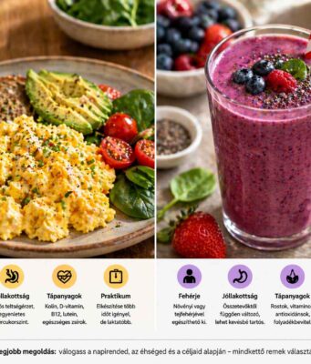 Tojás vagy smoothie? Melyik a jobb reggeli – és kinek? Tojás vagy smoothie? Melyik a jobb reggeli – és kinek?