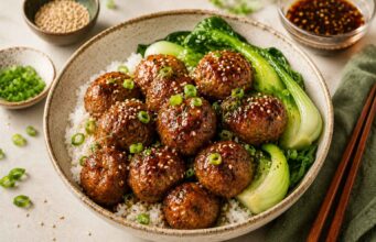 Ázsiai pulykahúsgolyók, amik után a sima fasírt hirtelen nagyon unalmasnak tűnik Ázsiai húsgolyó recept