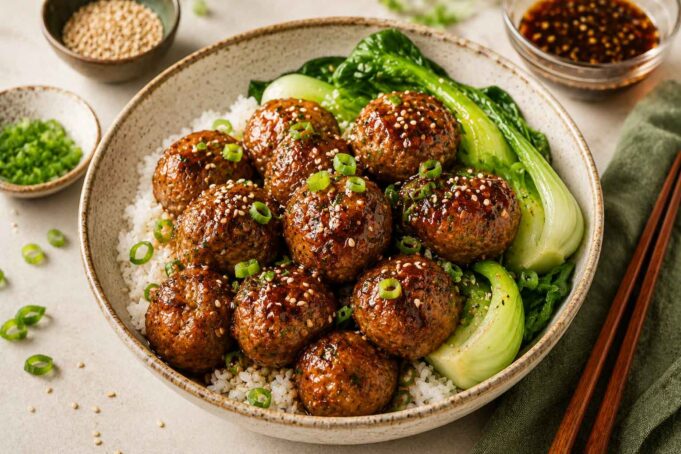 Ázsiai húsgolyó recept