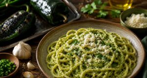 Krémes mexikói zöld spagetti, ami után a sima paradicsomos tészta hirtelen unalmasnak tűnik