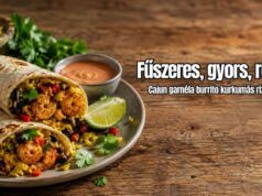 Cajun garnélarák burrito kurkumás rizzsel: étteremi élmény 30 perc alatt Cajun garnéla burrito recept: gyors, fűszeres vacsora
