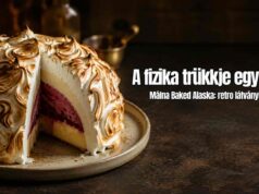 Málna Baked Alaska: a retro desszert, ami lángol, mégis jéghideg marad belül Málna Baked Alaska recept: retro látványdesszert