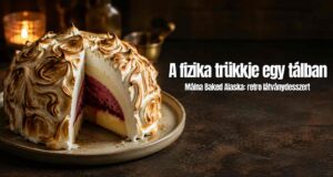 Málna Baked Alaska: a retro desszert, ami lángol, mégis jéghideg marad belül Málna Baked Alaska recept: retro látványdesszert