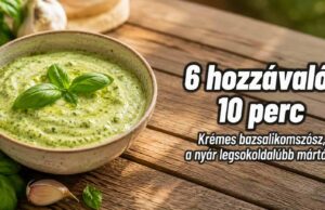 Krémes bazsalikomszósz alaprecept: a nyár legsokoldalúbb mártása