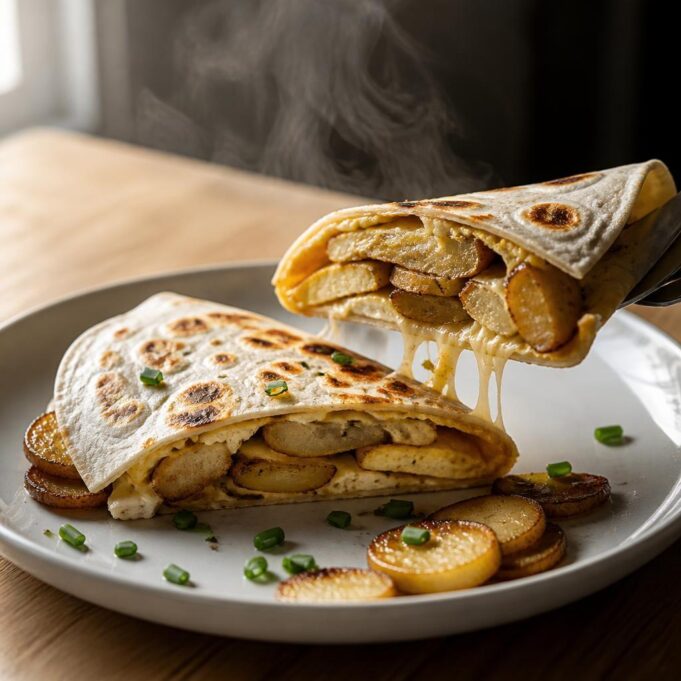 featured-image-107 Ötperces reggeli: krumpli, tojás és egy tortilla egy serpenyőben