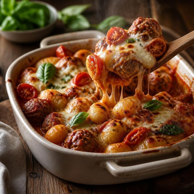 featured-image-41 Sült gnocchi mini húsgombóccal: egytálas vacsora fél óra alatt, mosogatás nélkül