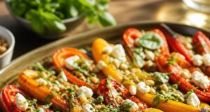 Grillezett mini édes paprika: 17 perces feta-bazsalikomos köret Grillezett mini édes paprika: 17 perces feta-bazsalikomos köret