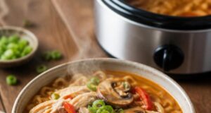Csirkés ramen leves lassú főzőben: laktató vacsora alig 15 perc munkával Csirkés ramen leves lassú főzőben: laktató vacsora alig 15 perc munkával