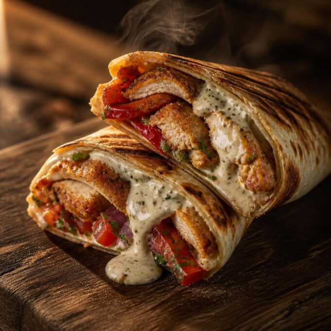 featured-image-62 Ropogós csirkés wrap gyros-stílusban: a titok nem a tortillában, hanem a serpenyőben van