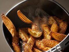 Air fryer hasábburgonya: az egy hozzávaló, ami extra ropogóssá teszi Air fryer hasábburgonya: az egy hozzávaló, ami extra ropogóssá teszi