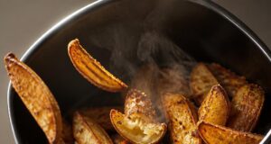 Air fryer hasábburgonya: az egy hozzávaló, ami extra ropogóssá teszi Air fryer hasábburgonya: az egy hozzávaló, ami extra ropogóssá teszi