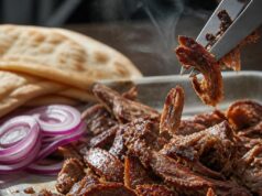 Tepsis dönerkebab házilag: a vékonyra nyújtott hús a titok, nem a nyárs Tepsis dönerkebab házilag: a vékonyra nyújtott hús a titok, nem a nyárs