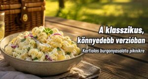 Karfiolos burgonyasaláta: a klasszikus piknik-köret könnyedebb verziója Karfiolos burgonyasaláta recept: könnyebb klasszikus