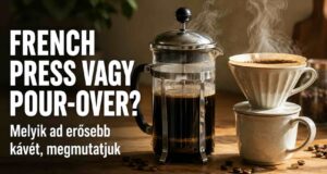 Pour-over vagy French press: melyik ad valóban erősebb kávét