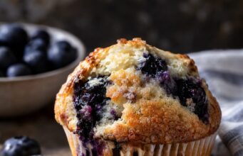 Citromos-áfonyás muffin: magas, puha és nem sül lilára Citromos-áfonyás muffin: magas, puha és nem sül lilára