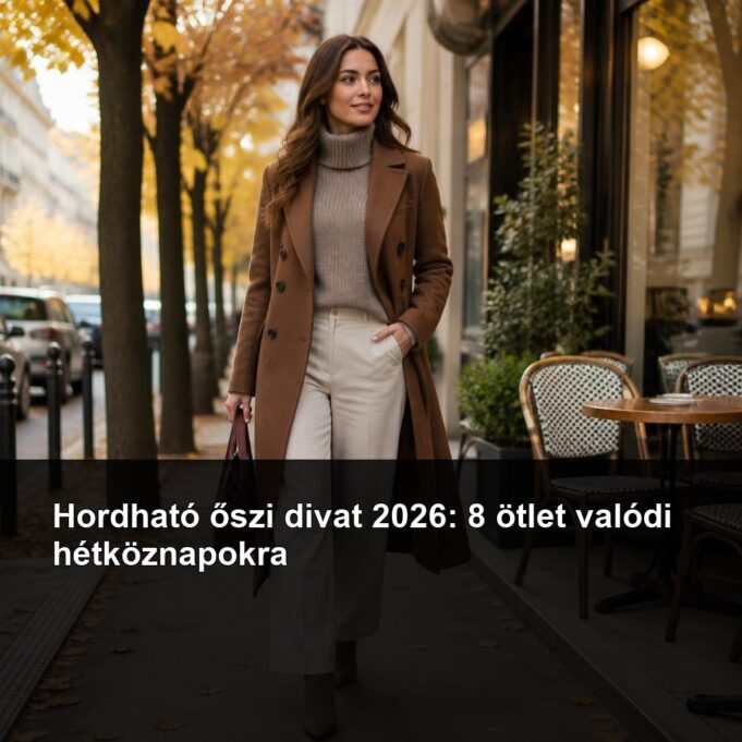 Hordható őszi divat 2026: 8 ötlet valódi hétköznapokra
