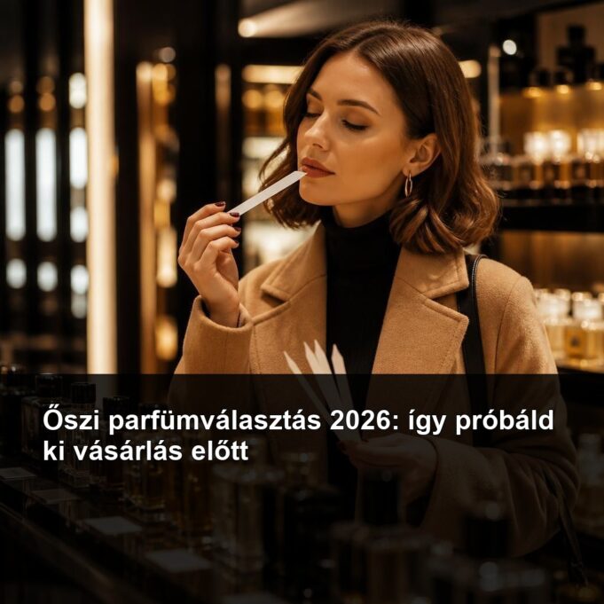 Őszi parfümválasztás 2026: így próbáld ki vásárlás előtt