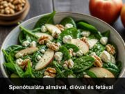 Spenótsaláta almával, dióval és fetával Spenótsaláta almával, dióval és fetával