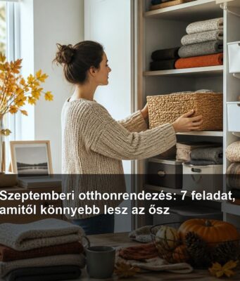 Szeptemberi otthonrendezés: 7 feladat, amitől könnyebb lesz az ősz Szeptemberi otthonrendezés: 7 feladat, amitől könnyebb lesz az ősz