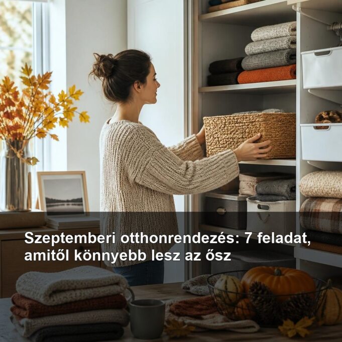 Szeptemberi otthonrendezés: 7 feladat, amitől könnyebb lesz az ősz