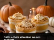 Sütés nélküli sütőtökös krémes desszert Sütés nélküli sütőtökös krémes desszert