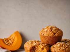 Sütőtökös proteinmuffin: puha reggeli zabpehellyel Sütőtökös proteinmuffin: puha reggeli zabpehellyel