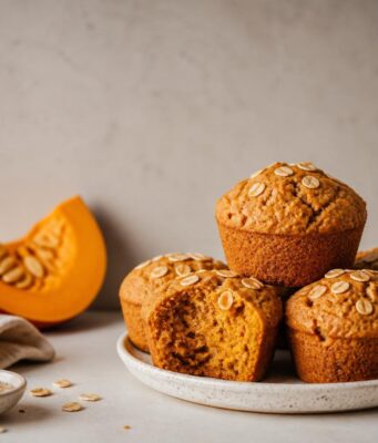 Sütőtökös proteinmuffin: puha reggeli zabpehellyel Sütőtökös proteinmuffin: puha reggeli zabpehellyel