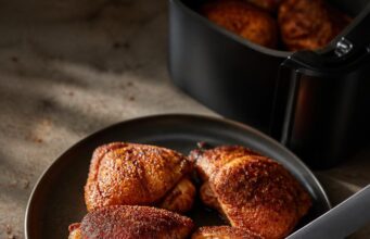 Air fryer csirkecomb: szaftos hús ropogós kéreggel Air fryer csirkecomb: szaftos hús ropogós kéreggel