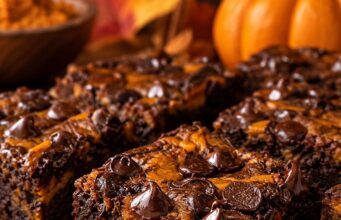 Lisztmentes sütőtökös brownie csokoládéval Lisztmentes sütőtökös brownie csokoládéval