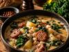 Zuppa Toscana: krémes olasz leves kolbásszal és kellel Zuppa Toscana: krémes olasz leves kolbásszal és kellel