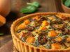Sütőtökös-spenótos quiche karamellizált hagymával Sütőtökös-spenótos quiche karamellizált hagymával