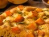 Dagasztás nélküli sütőtökös focaccia rozmaringgal Dagasztás nélküli sütőtökös focaccia rozmaringgal